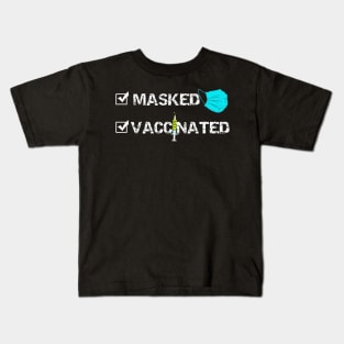 Masked And Vaccinated Kids T-Shirt